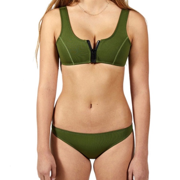 HOAKA SWIMWEAR Other - HOAKA Chloe Khaki Bootykini Set